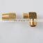 Brass pipe nipple pipe fitting reducing tee joint tube pipe fitting connector