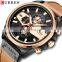 CURREN New 2021 Men's Casual Sports Watch Men's Blue Top Brand Luxury Military Rubber Watch 8394