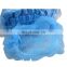 Food processing blue white bouffant cap disposable non-woven strip cap