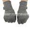 Copper Fiber Joints Arthritis Compression Gloves Grey Safety Gloves Cotton Winter Arthritis Therapy,anti-static Half Finger