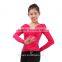 9422 Long sleeve Dance Tops, Ballet Wrap Top, Dance Top