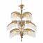 Custom luxury hotel coconut tree decorative chandelier villa high quality large crystal lamp LED Pendant Lamp