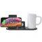 4-in-1 Wireless Charging Stand Dock Station 5V/2A Home Office Desk Cup Warmer Phone Holder Drink/Tea/Coffee/Milk Warmers Dock