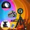 High Quality Cheap Price 16 Colors Remote Control Rainbow Light Sunset Projector Lamp LED Sunset Projection Light