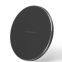 2024 Portable Fast 15W Custom Wireless Charger Pad Black Charger Plate Aluminum Alloy Charger Plates