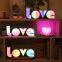 Creative LED Love Marquee Signs Lamp Love Sign LOVE Letter Modeling Neon Night Lights Pour la décoration de festivals et de mariages