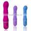 Wholesale good quality feedback New silicone purple pink G Spot Clit Pussy massaging vibrator Masturbator Vibrators