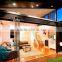 High quality Side hanging frameless glass folding door system, folding glass door, folding door for glass