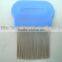 Wholesale round handle lice combs steel ,nit free terminator lice comb