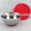30cm Stainless Steel Salad Bowls with Silicone Bottom