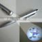 Hot Selling Mini Led Penlight for kids ,Promotional pen with led light ,high quality projector indelible ink pens