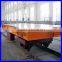 electrical flat car with rail 20t for industry transportation