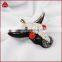 Imitation ox bone carved cow with zircons pendant Bead, alloy jewelry with a cow fashion spike ethnic jewelry