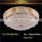 Modern Luxury 60W LED Crystal Ceiling mounted Light Bedroom LED Absorb Dome Lights