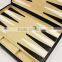 Backgammon and chess box pu leather and wood