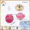 Fashion design ladies pink round jean metal buttons for clothes