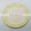 7.5'' Round Disposable Plastic Plate Hot Stamping