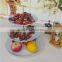 2015 New Product Factory Directly Ceramic Cake Stand, 3 Tiers Ceramic Cake Stand