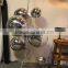 Modern Floor Lighting Tripod Iron Frame with Clear Glass Lamp Cover Floor Lamp