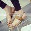 2016 Summer New Arrival Flat Buckle Thong Flip T-strip Flat Sandals