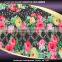 100% polyester flower print fabric