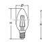 LED Candle Bulb For Chandeliers 4W LED Filament Candle Bulb