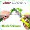 Vegetable Herb Slicer with Anti-Slip Silicone Coated On The Handle Stainless Steel Blades
