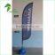 Fabric Advertising Feather Flag Banner / Roadside Flag Banners Advertising Printing