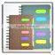daily planner diary notebook/ spiral binding notebook