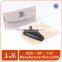 white textured gold foil writing black Contact lenses case packaging pouch