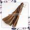 6 Inches Orange Leather Tassel For Women Necklace