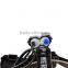 Rechargeable Aluminum Portable High power 2 T6 LED Bicycle HeadLamp