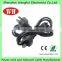 Black 3 Pin Rubber Australia Power Cord for Household Appliance
