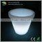 energy saving battery rechargeable RGB color outdoor led flower pot/led light flower pot/LED illuminated flower vase