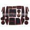 car accessories interior grid door mat for Toyota Corolla 2014 15pcs/set