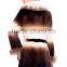 Long Women's 100% Real Rabbit Fur Coat with Fox Trim with Fox Collar