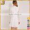High Quality Clothing Products custom Design White High Neck Lace Skater Dress For Women                        
                                                Quality Choice