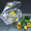 Wholesale cheap clear k9 crystal grand piano shape music box with custom logo for wedding decoration centerpieces