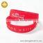 China making thin silicone rubber band bracelet wide silicone power bracelet