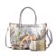 New arrival top sell ladies custom printed leather tote handbag made in china