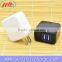 Factory Outlet Wall Charger Folding Plug Travel Charger 5V2.4A Dual Port USB Wall Charger