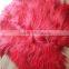 Long Hair Goat Fur Kidassia Fur Plate / Goat Fur Plates Rug
