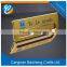aluminum alloy security pin on name badge and tag with gold color and stamped brand logo in high quality