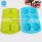LFGB approved silicone flower shaped cake mold