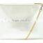 waterproof essentials organised pu clutch bag /shoulder-bag with metallic handle