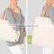 Custom High Quality Fasionable Multifunction White Large Capacity Tote and Shoulder Cotton Yoga Mat Bag Yoga Bag