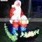 Christmas moose car santa in car christmas decoration santa sleigh decoration light christmas light with santa and reindeer