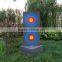 Ranges Round 3D Archery Target With Stand Rock Game Use