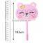 DIY creative stationery kids personalized Novelty Fans Design cartoon cute Cat Face Printing Ball Point Pen Names Ball Pens