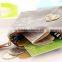 Top quality vintage style Woman Canvas Fancy Coin Purse wallet promotional bag mini cute cotton wallet with metal logo rivet